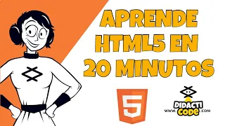 ⚡️ Aprender HTML en 20 minutos (¡o casi!) ⚡️ - Curso COMPLETO de HTML5 en español