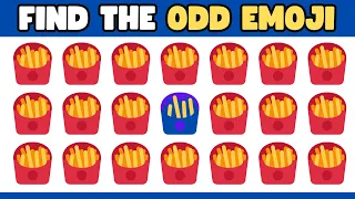 FIND THE ODD EMOJI OUT🔍| How good are your eyes in this Odd Emoji Quiz👀 |Emoji Quiz Challenge