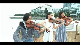 "Part Of Your World" from The Little Mermaid - 3 violins & piano  (Note, Pin & Emilee)