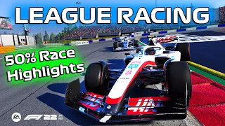 My First League Race on F1 22: Austria 🇦🇹 50% Race Highlights