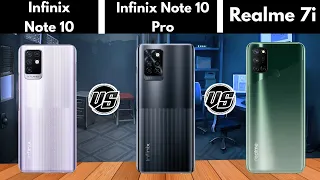 Infinix Note 10 vs Infinix Note 10 Pro vs Realme 7i - OFFICIAL SPECIFICATIONS Comparison