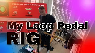 Unleashing the Power: My Loop Pedal Rig with Boss RC-600 and Roland GR-55