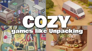 Top 15 Cozy Games Like Unpacking I'm so excited about!