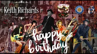 Keith Richards: Happy 80th Birhtday 2023 (Fan Made Promo Video) 1080 HD