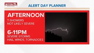 ALERT DAY Tuesday for threat of strong to severe storms | WTOL 11 Weather Live: May 7 at 2:30 p.m.