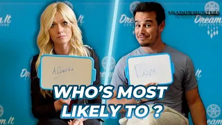 Katherine McNamara & Alberto Rosende (Shadowhunters) play Who's Most Likely !