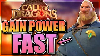 Gain Power Fast [simple tips and tricks] Call of Dragons