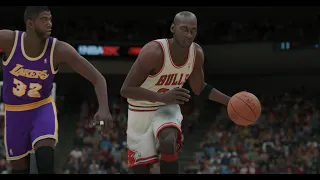 NBA 2K22 Magic Johnson vs Michael Jordan (Lakers/Bulls) PS5 4K HD