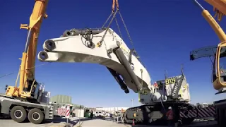 Liebherr - R 9400 Timelapse: Transport & Assembly to Boggabri Mine