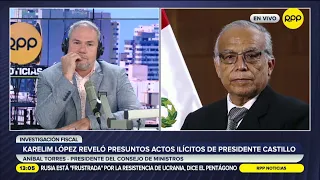 Aníbal Torres: "La Fiscalía está actuando con la ultraderecha que quiere vacar al Presidente"