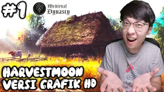 Game Survival Idaman! Harvestmoon Versi HD - Medieval Dynasty Indonesia - Part 1