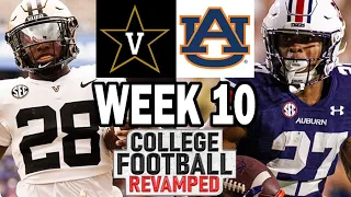 Vanderbilt at Auburn - Week 10 Simulation (2024 Rosters for NCAA 14)