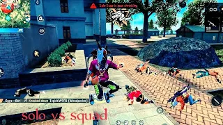 Solo Vs Squad with m4a1 OP Gameplay | Deshwal Rj gaming | Free Fire Max