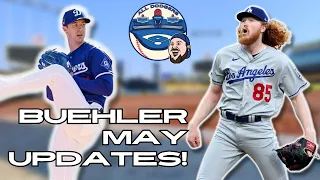 Big Walker Buehler and Dustin May Updates from Dodgers Spring Training!