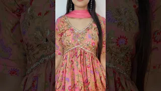 Viral Aliyacut kurti cutting & stitching/Meesho style kurti designing #new #viral #shorts #stitching