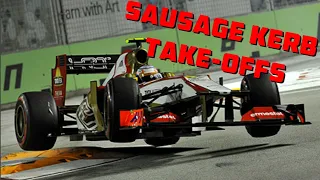 Sausage Kerbs Launching Racing Cars