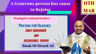 Daily Surrender And Deliverance Prayer 11th March 2023