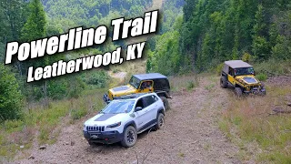 Leatherwood Powerline Trail, Jeep Cherokee Trailhawk, 4x4 Offroad,