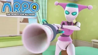 ARPO The Robot For All Kids - Suck Up The Mess | | 어린이를위한 만화