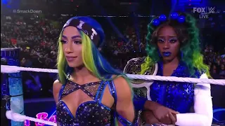 Wwe Smackdown Sasha Banks w/Naomi vs Shayna Bazler w/Natalya 5/6/22