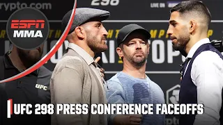 Faceoffs the UFC 298 Pre-Fight Press Conference | ESPN MMA