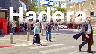 Exploring Hadera, Haifa District | Israel Tour 4K