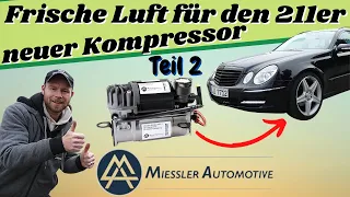 Wir tauschen den Airmatic KOMPRESSOR & Fazit Miessler Automotive Teil 2 | MB Youngtimer Parts