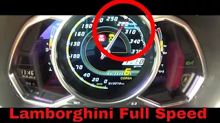 Lamborghini Aventador Full Speed Review 0 290 km