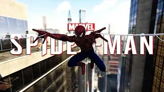 Spider-Man PS4 - Raimi Suit Web Swinging Free Roam & Combat Gameplay Showcase - Vol.17