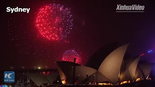 Happy New Year! Fireworks celebrations around the world