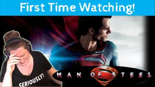 MAN OF STEEL | First Time Watching | OLD LADY MOVIE REACTION