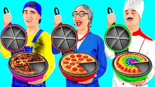 Ben vs Büyükanne Yemek Yapma Mücadelesi | Kolay Gizli Hack'ler ve Gadget'lar PaRaRa Challenge
