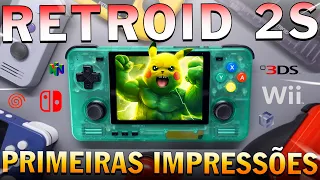 Retroid Pocket 2S rodando SWITCH, Wii, 3DS e PS2! MELHOR CONSOLE PORTÁTIL por $100