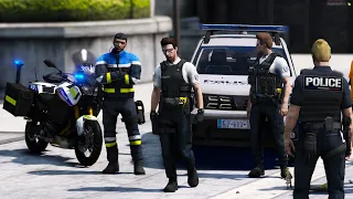 [GTA5-RP] GROSSE PATROUILLE DE POLICE EN MULTI  #002