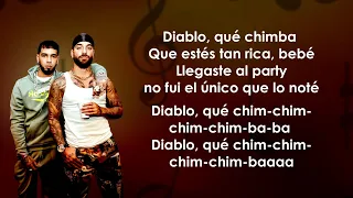 Maluma, Anuel AA - Diablo, Qué Chimba (Letra/Lyrics)