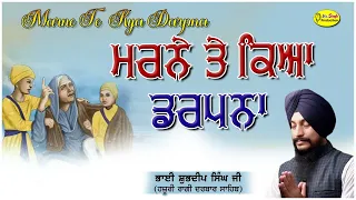 ਮਰਨੇ ਤੇ ਕਿਆ ਡਰਪਨਾ Bhai Shubhdeep Singh Ji Hazoori Ragi Amritsar wale