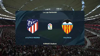PES 2021 | Atletico Madrid vs Valencia - Spain La Liga | 24/01/2021 | 1080p 60FPS