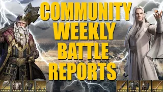 Lotr Rise To War Weekly Community Epic Battle report Breakdowns