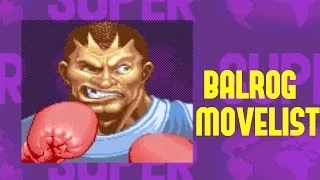 Super Street Fighter II: Turbo - Balrog Move List