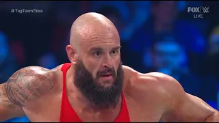 The Usos vs. Braun Strowman & Ricochet - Title Match (1/2) - WWE SmackDown February 10, 2023