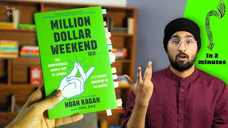 BOOK REVIEW : Million Dollar Weekend by Noah Kagan