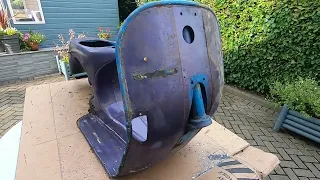 Vespa P200E restoration Part 2