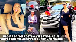 OMG REGINA DANIELS GETS A SURPRISE LUXURY MILLION DOLLAR VALENTINE GIFT FROM HUBBY NED NWOKO