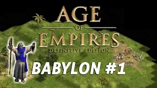 Age of Empires: Definitive Edition - Voices of Babylon #1 - Holy Man (Hardest). Improved AI