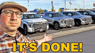 IT BEGINS... Dealers CAN’T SELL $100,000 Trucks & SUVs