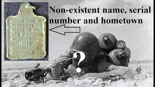 The mysterious identification tag of soldier Florindo Pintuccio - an ID tag that defies its purpose