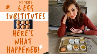 WE TRIED 6 BEST EGG SUBSTITUTES for BAKING! (HERE’S WHAT HAPPENED!)