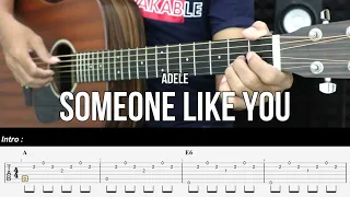 Someone Like You - Adele | EASY Guitar Tutorial with Chords / Lyrics - Guitar Lessons