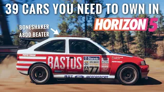 Forza Horizon 5 | 39 INSANE CARS YOU NEED TO OWN in Forza Horizon 5 (THE BEST CARS PER CLASS)