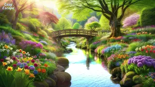 Awaken with Gentle Waterflow - Soothing Piano and Nature Sounds to Begin Your Day Calmly